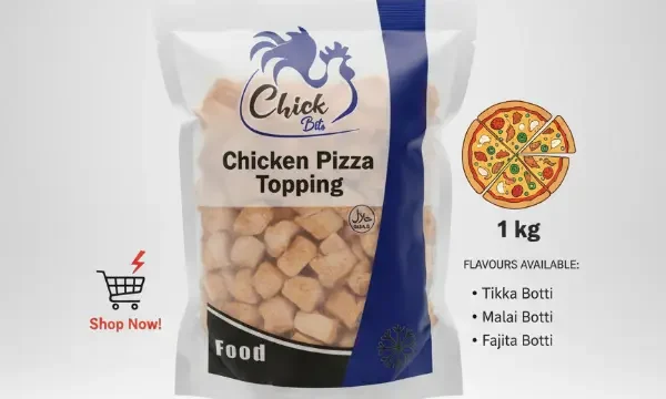 chiken pizza topping